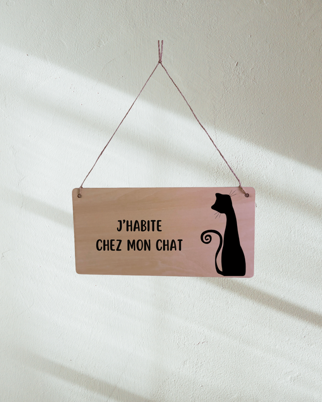 Plaque décorative Chat
