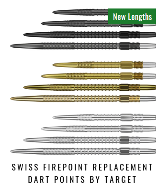 Swiss Firepoint Replacement Dart Points by Target