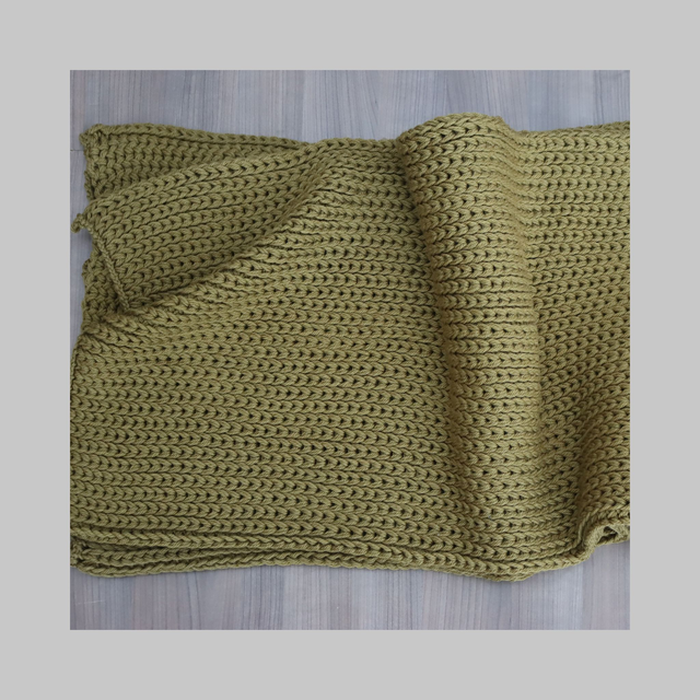 BASIC TRICOT plaid CM.110X200 col. olio