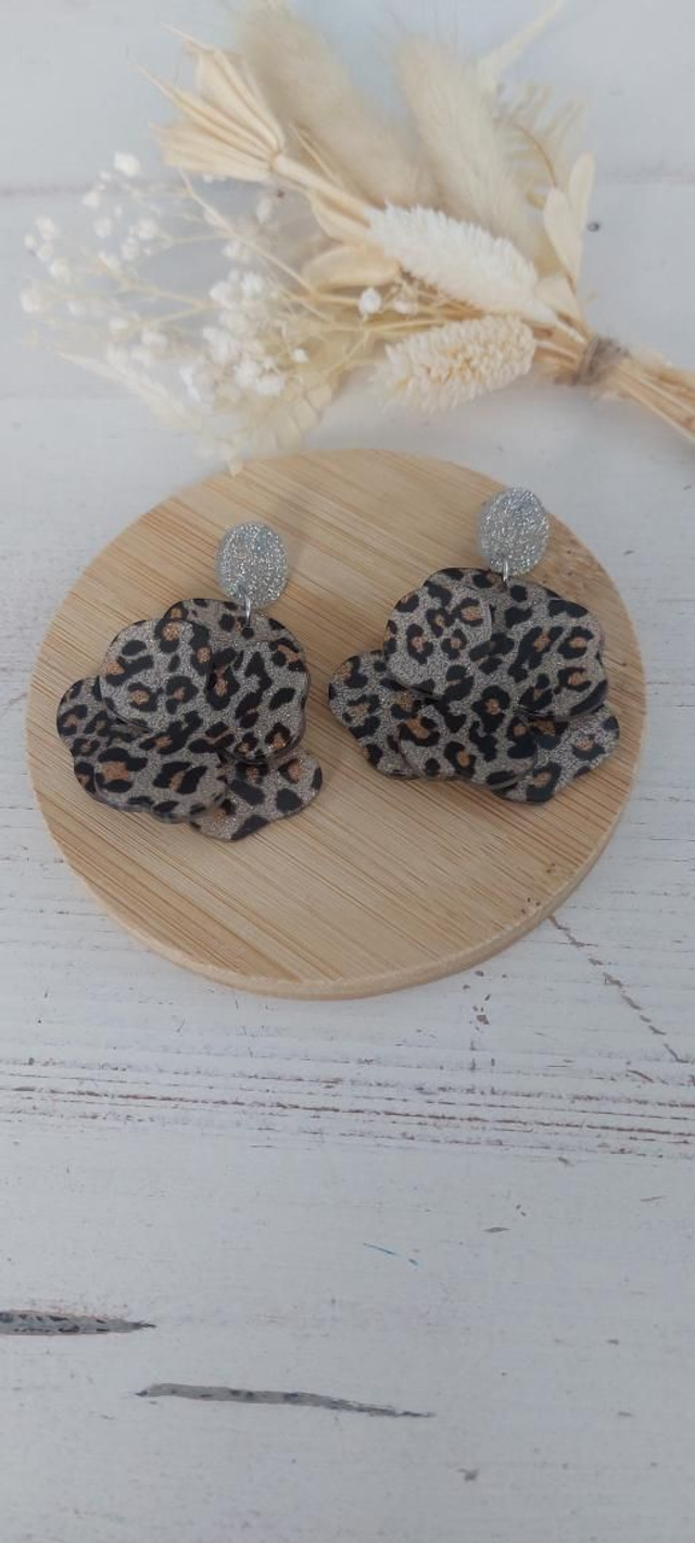 Boucles d&#039;oreilles Irma argenté 