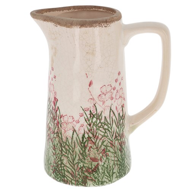 Homeware Jug Pink Floral (Large) 