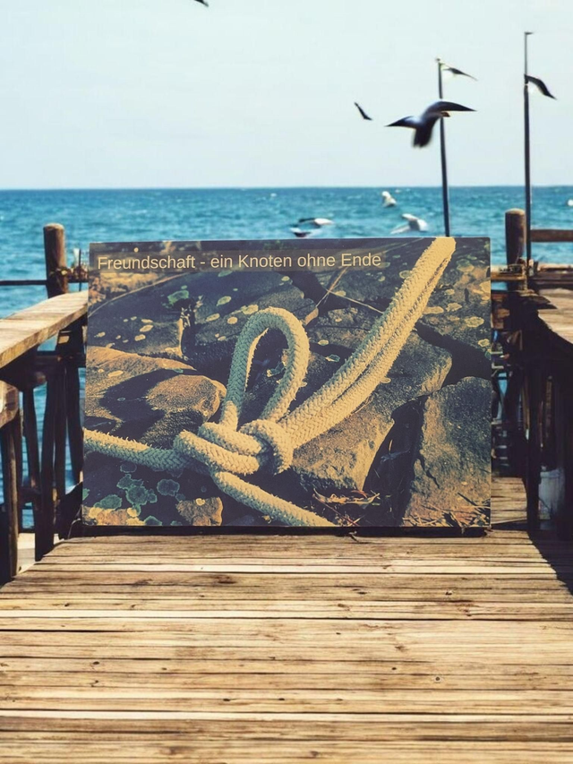 Postkarte: "Freundschaft"