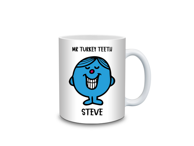 Personalised funny Turkey Teeth Mug 