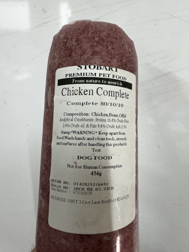 RAW - Chicken 80.10.10 454g