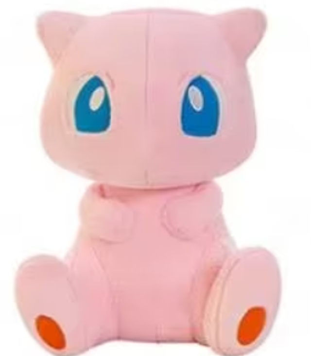 Pokemon pluche knuffel Mew groot (35cm) Nieuw. 