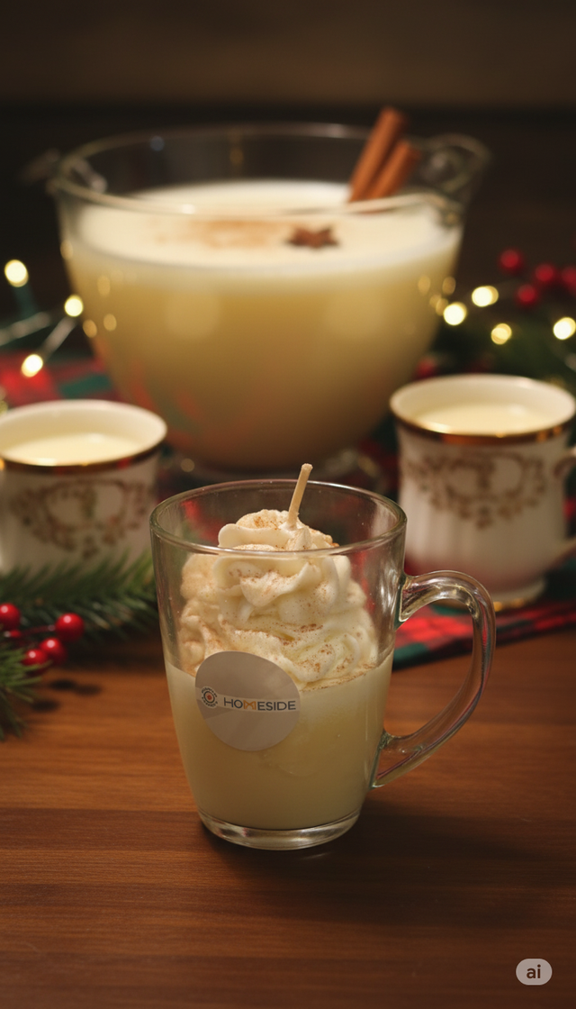 Bougie Tasse Lait de Poule