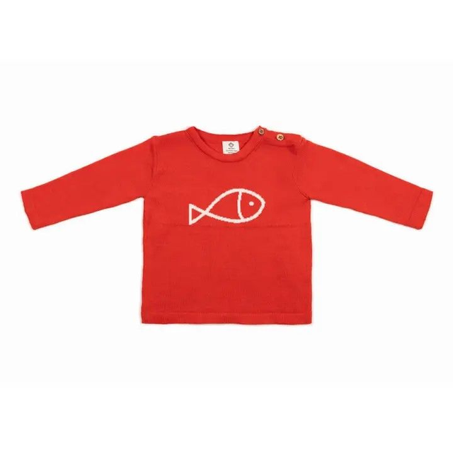 Pullover mit Korallenfisch, micu micu