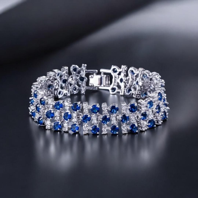 Bracelet Tennis en Zirconia d'Inspiration Vintage - Femme