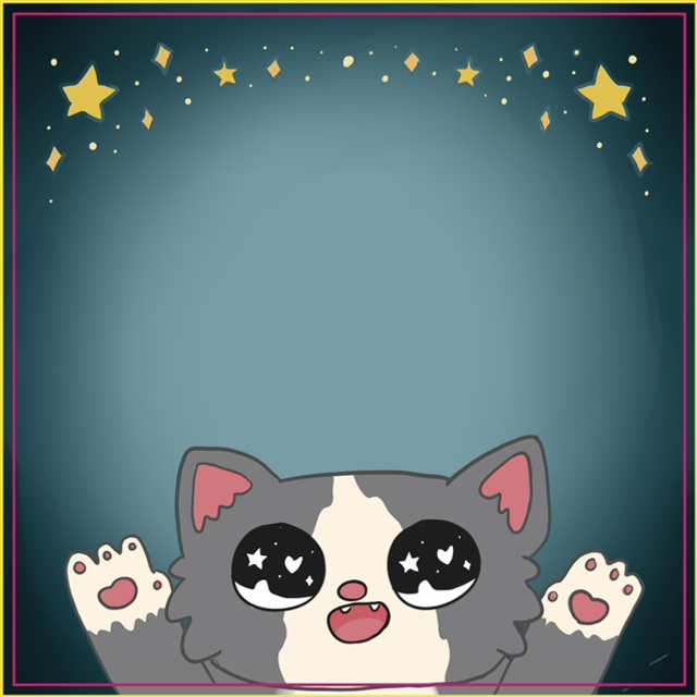 Original Art Sticky Notes | Space Cat big
