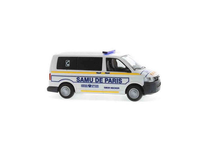 VW T5 ambulance &#039;Samu de Paris&#039; Rietze 53430 H0