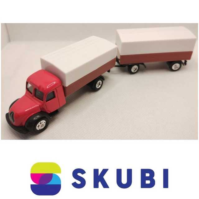 Kamion Magirus S7500 s vlečkou - model 1:87 H0