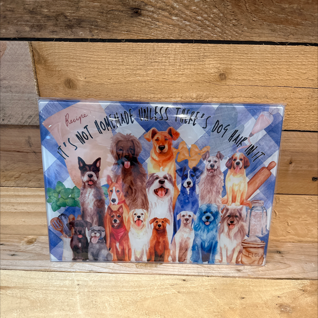 Dogs Glass Worktop Saver 