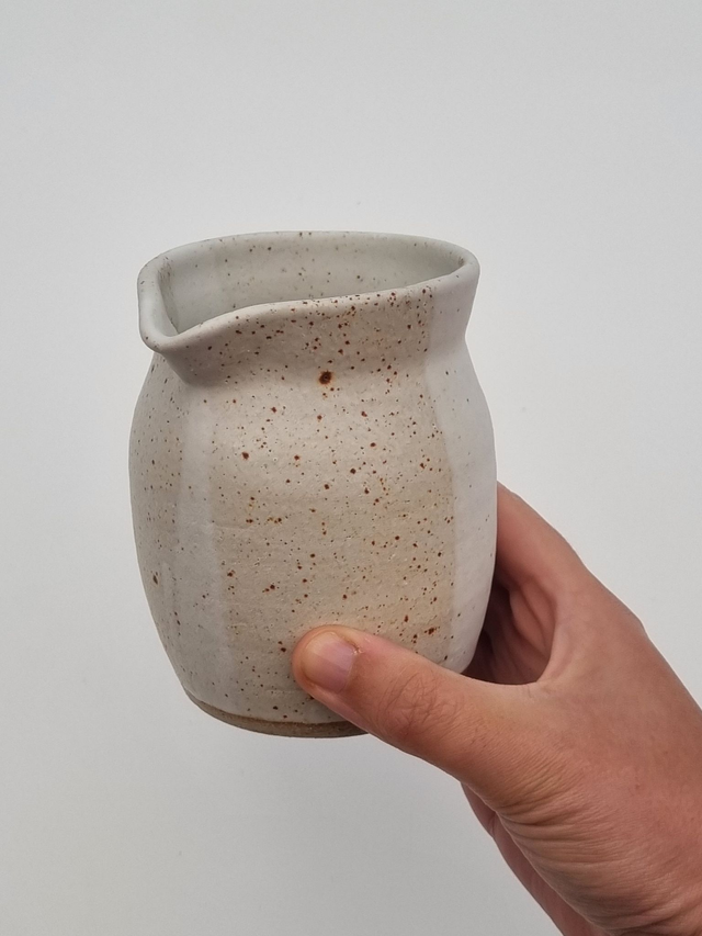 Speckled Cream Ceramic Milk Jug