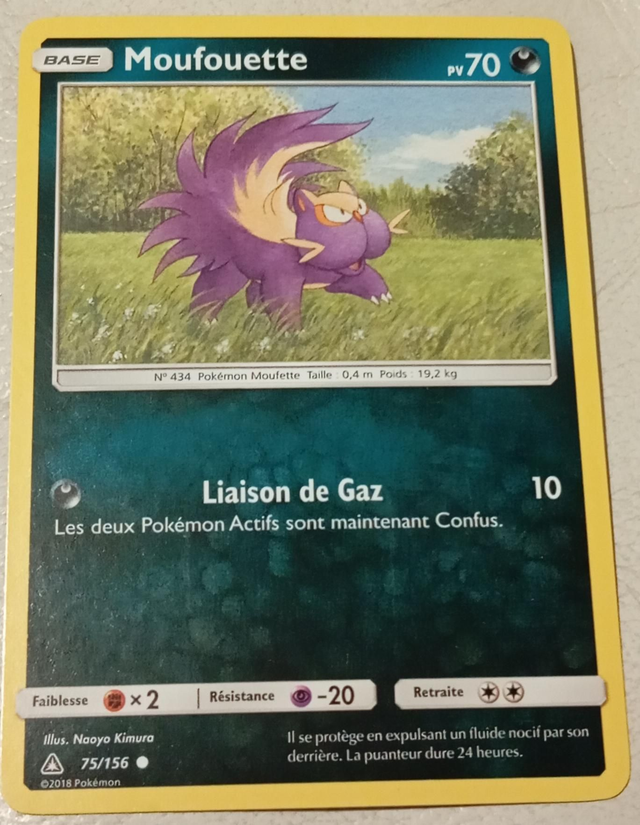 Carte pokémon Moufouette