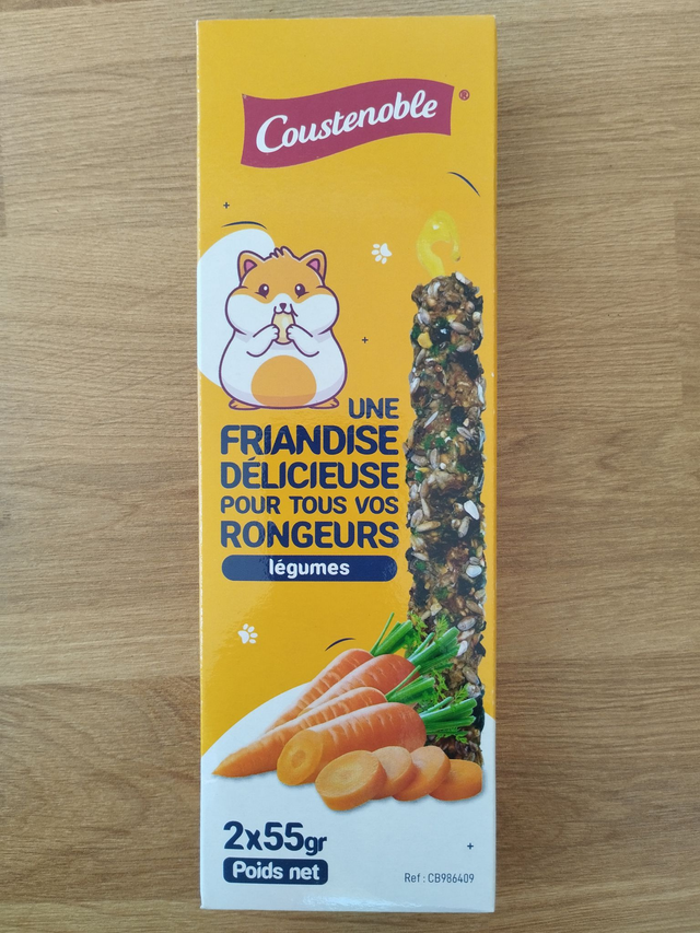 Stick légumes tous rongeurs