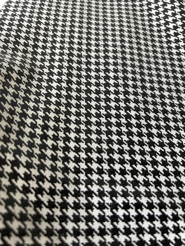 Chute de cuir motif Pied de poule
