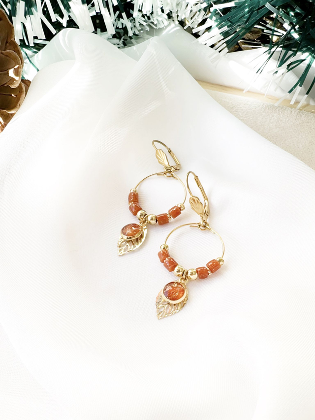 Boucles d&#039;oreilles Élora | Ambré