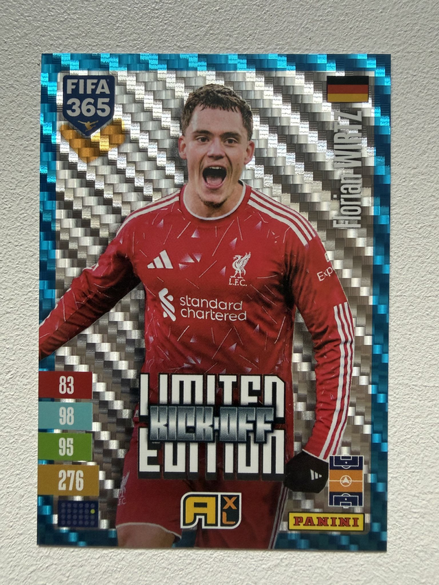Florian Wirtz Limited Edition Blue Parallel – FIFA 365 2026/27