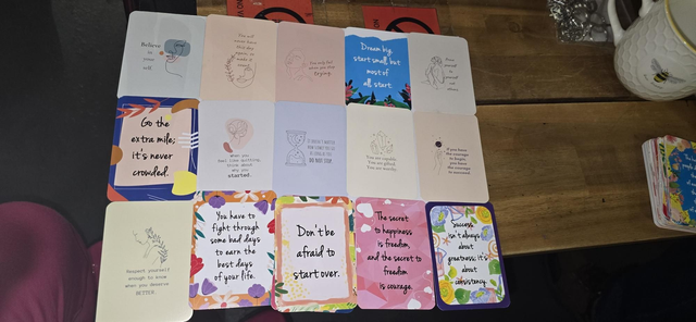 5 Inspiration cards varied