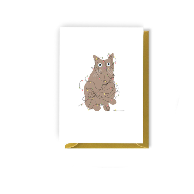 Festive Smudge - Illustrated Christmas Card  