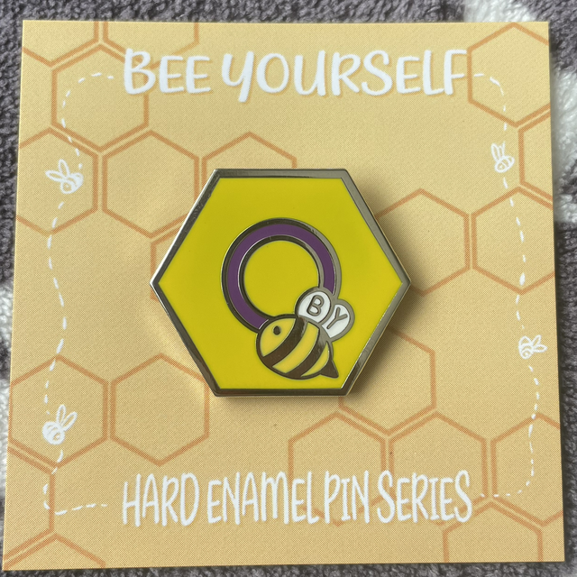 Intersex Bee Yourself Pin