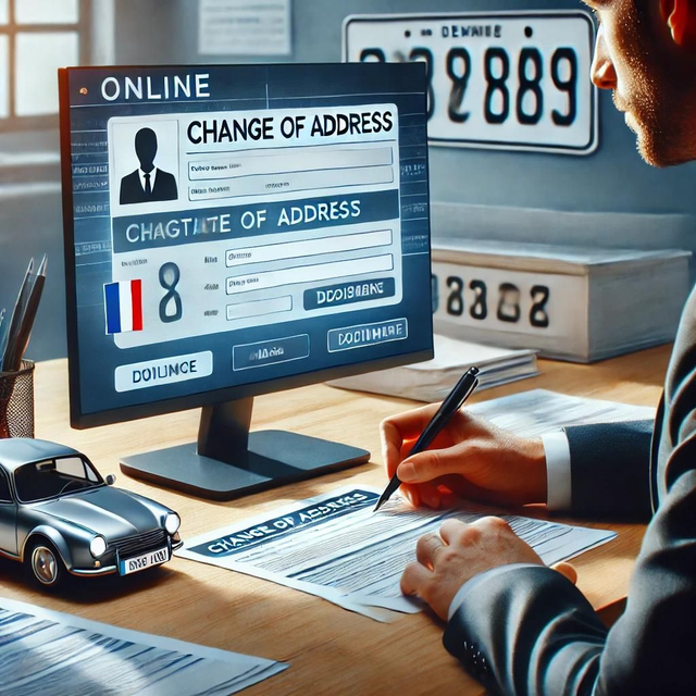 Changement d’adresse sur une carte grise en ligne et à distance