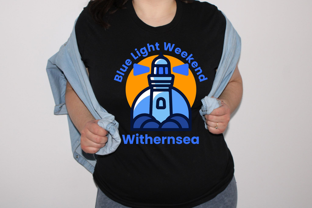 Blue Light Weekend Tshirt Black