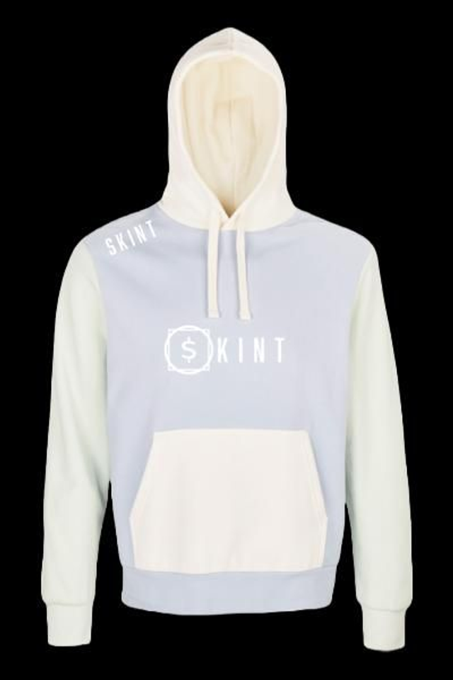 Skint pastel multicolour hoodie