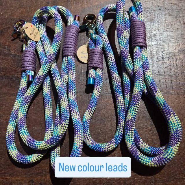 Patterned paracord rope leads 10mm
