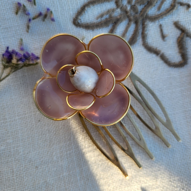 Peigne en résine pour le cortège-accessoire de Mariage