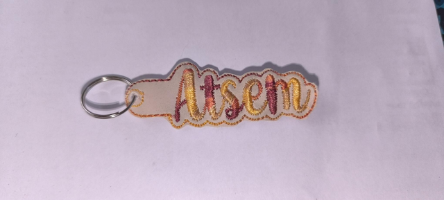 Porte clef Atsem automne