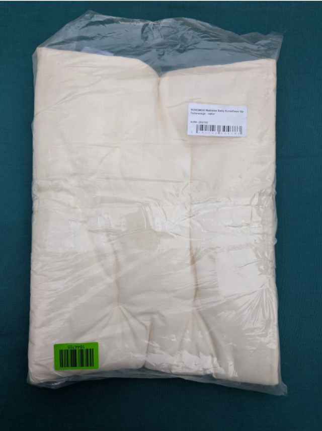 Baby Matratze Kunstfaser für Federwiege NONOMO neu originalverpackt