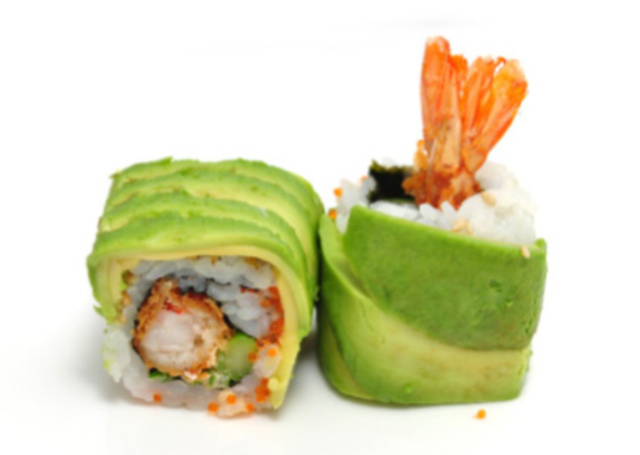 Dragon roll crevette 