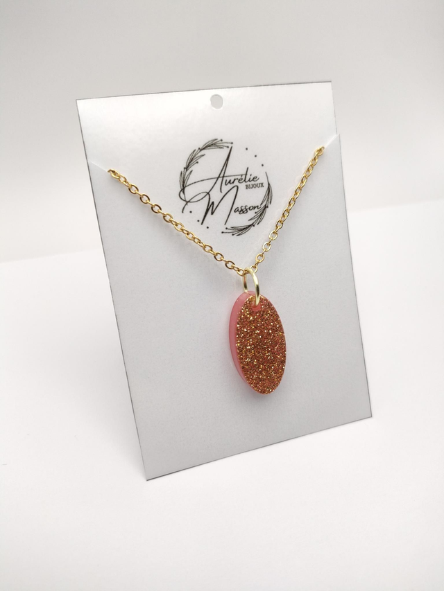 Collier &quot;Zinnia Doré&quot;