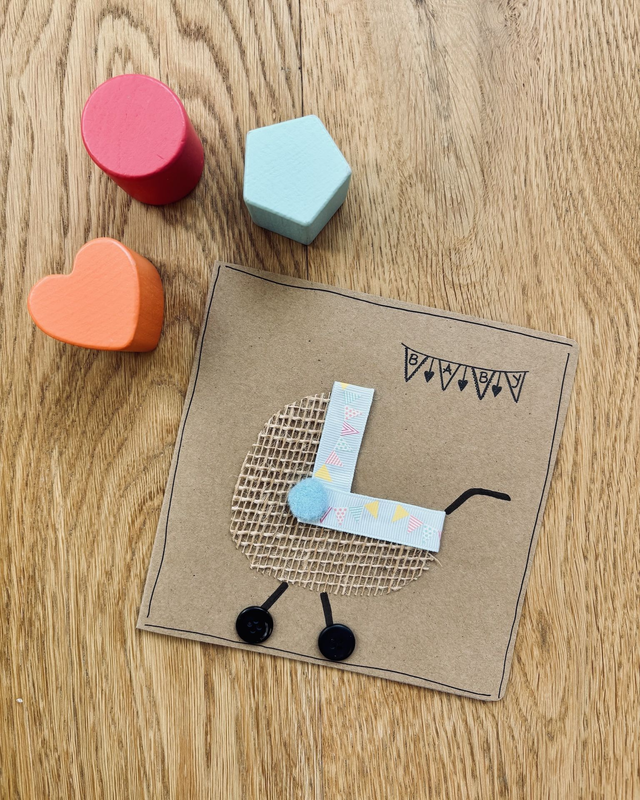 Kinderwagenkarte Baby Boy