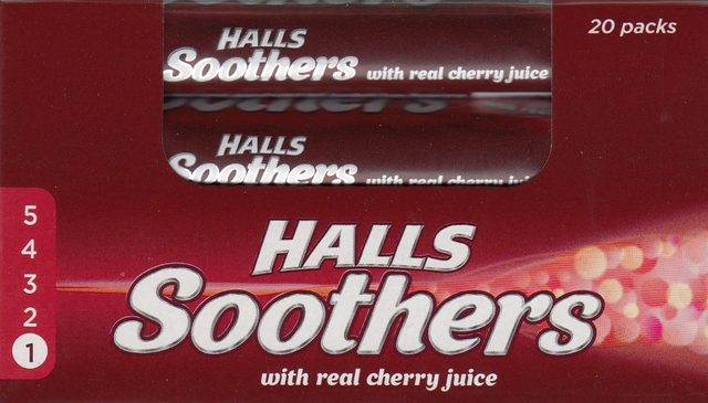 Halls Soothers Cherry 45g