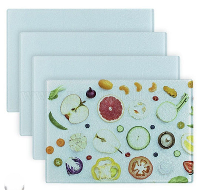 SUBLIMATED - Rectangular Glass Cutting Boards