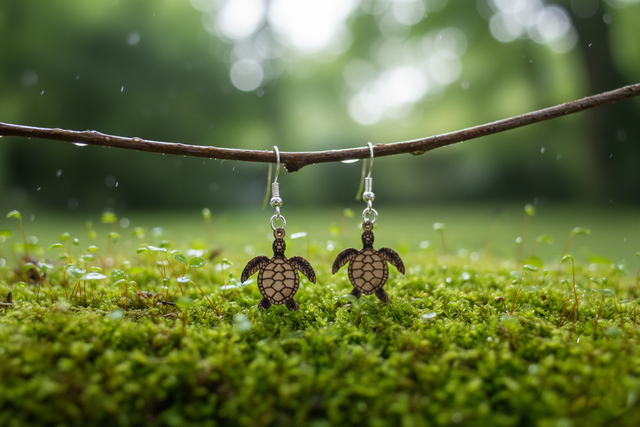 BOUCLE D'OREILLE N°18 : Tortue