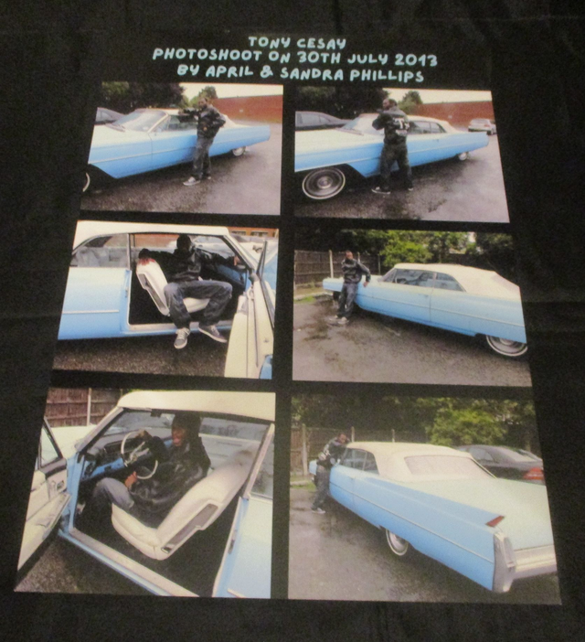 Tony Cesay 2013 Photoshoot A3 Poster (No:3)
