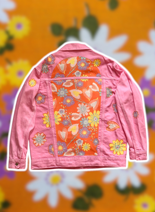 Veste rose - pièce unique