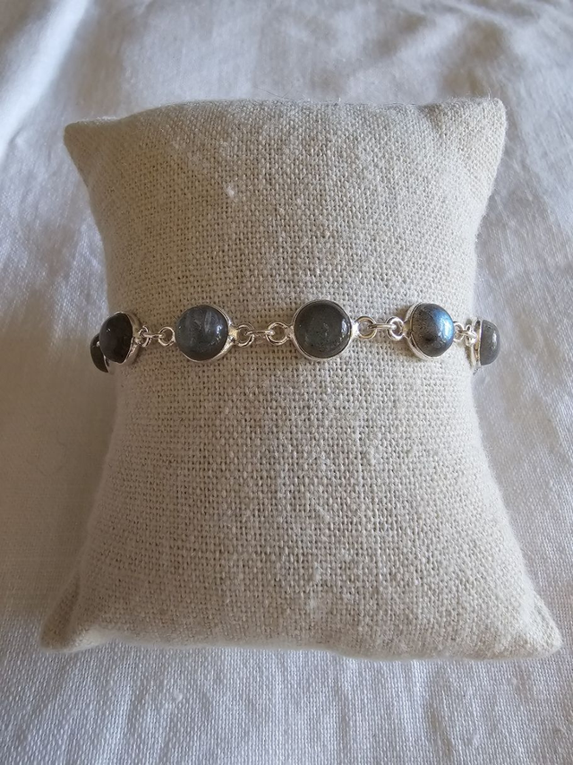 bracelet labradorite en argent 