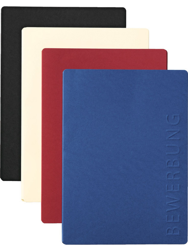 Bewerbungsmappe Solo schwarz