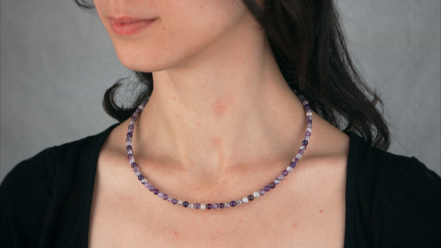 Collier en améthyste