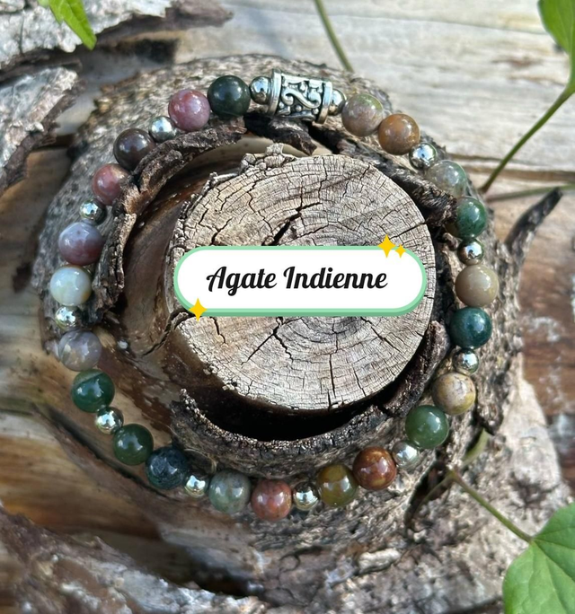 Bracelet d'Agate Indienne 