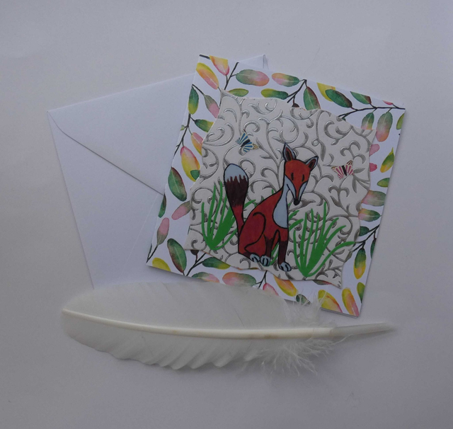 Le renard de la carte artisanale