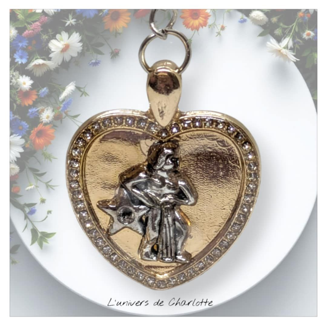 Porte-clés "Zodiaque" coeur