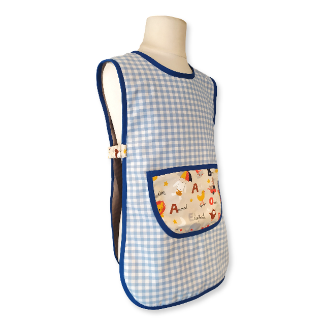 Tablier Vichy Bleu