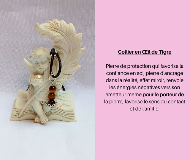 36- Collier en Œil de Tigre