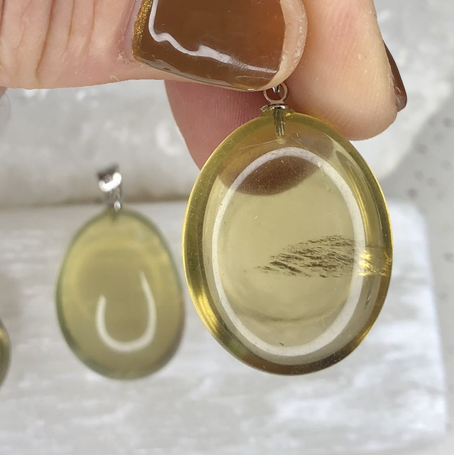 Pendentif Citrine Naturelle AA