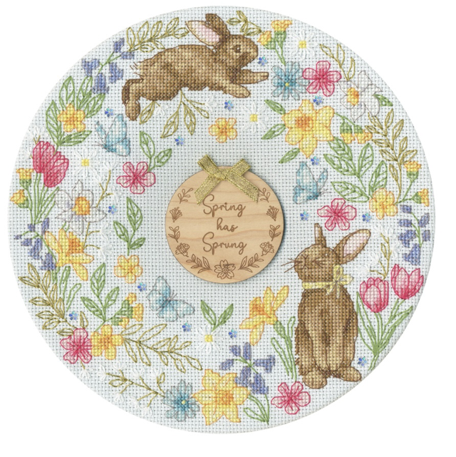 Spring Wreath by Bothy Threads